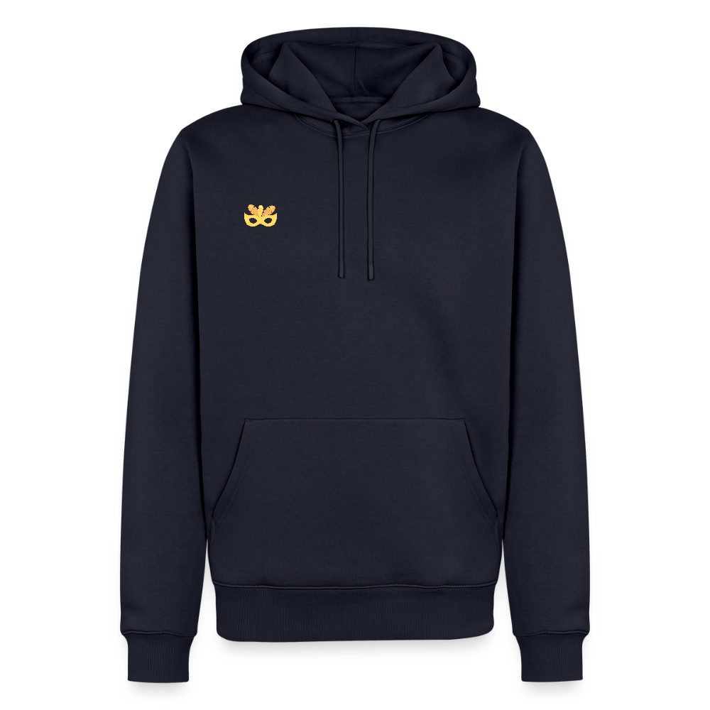Wood Men Hoodie Unisex - Navy