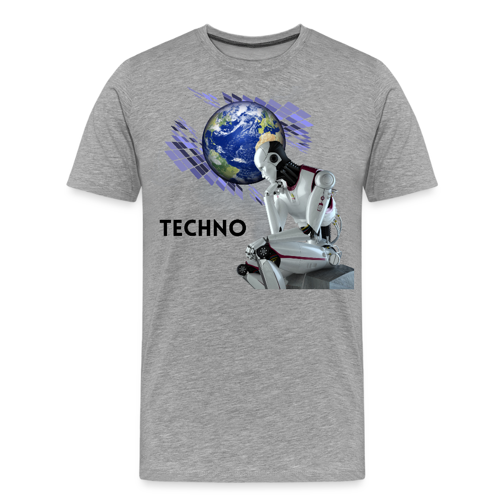 Techno Vibes – Premium - Grau meliert