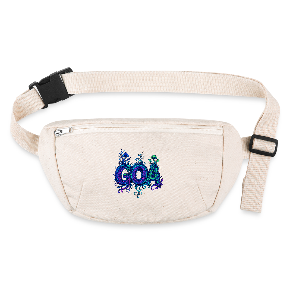 GOA recycelte Gürteltasche - Naturweiß