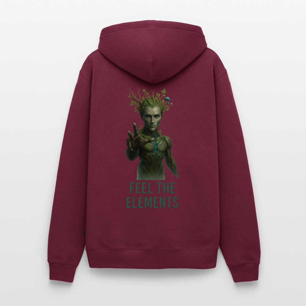 Wood Men Hoodie Unisex - Burgunderrot