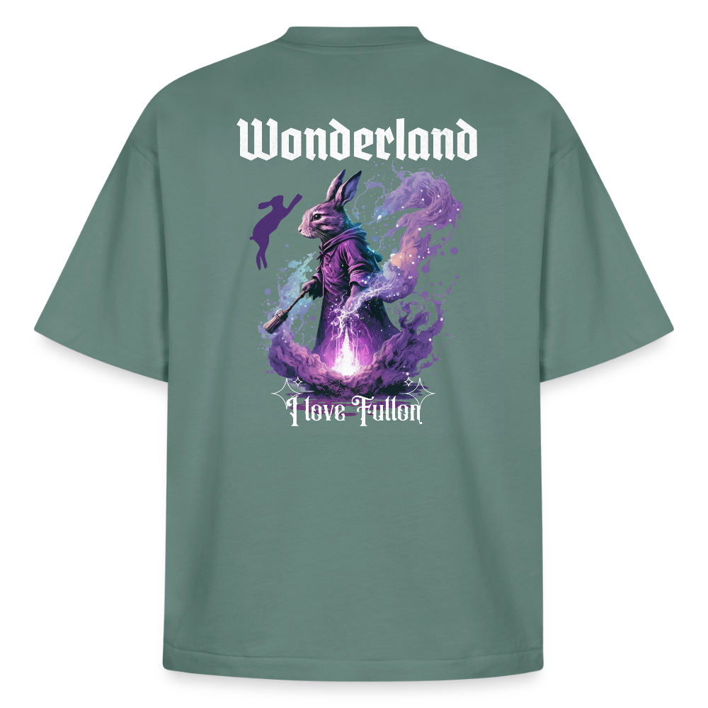 Wonderland Fullon Heavy Boxy Shirt - Grüner Bucht