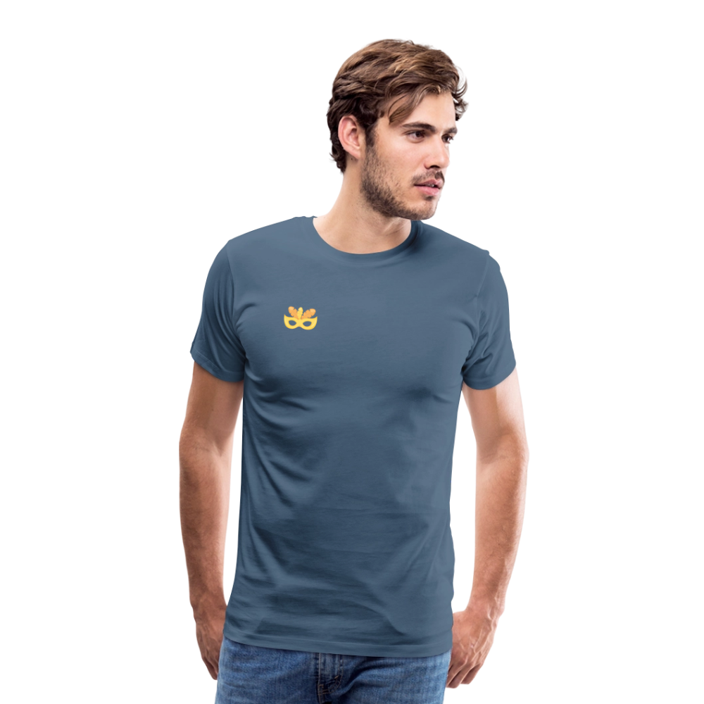 Männer "Feel the beat" T-Shirt - Blaugrau