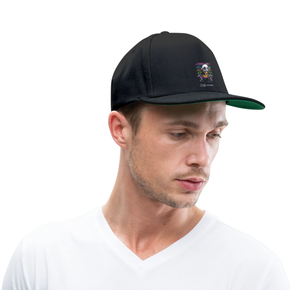 Joicey Snapback – Deine Stimme dein Style - Schwarz/Schwarz