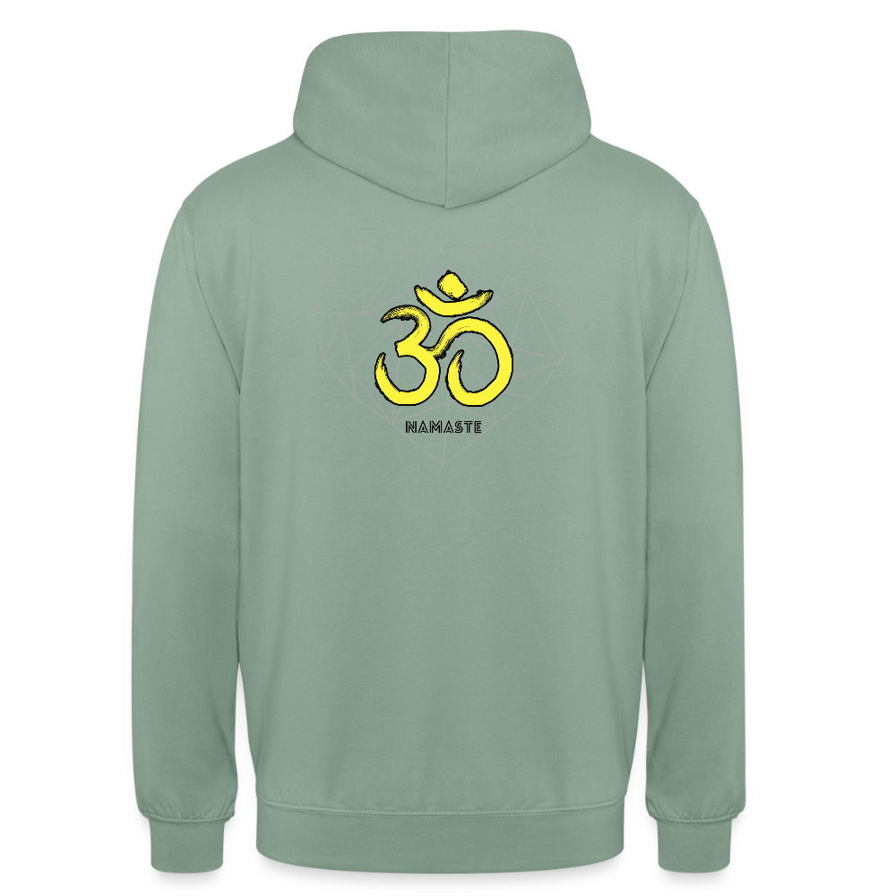 Namste Hoodie - Graugrün