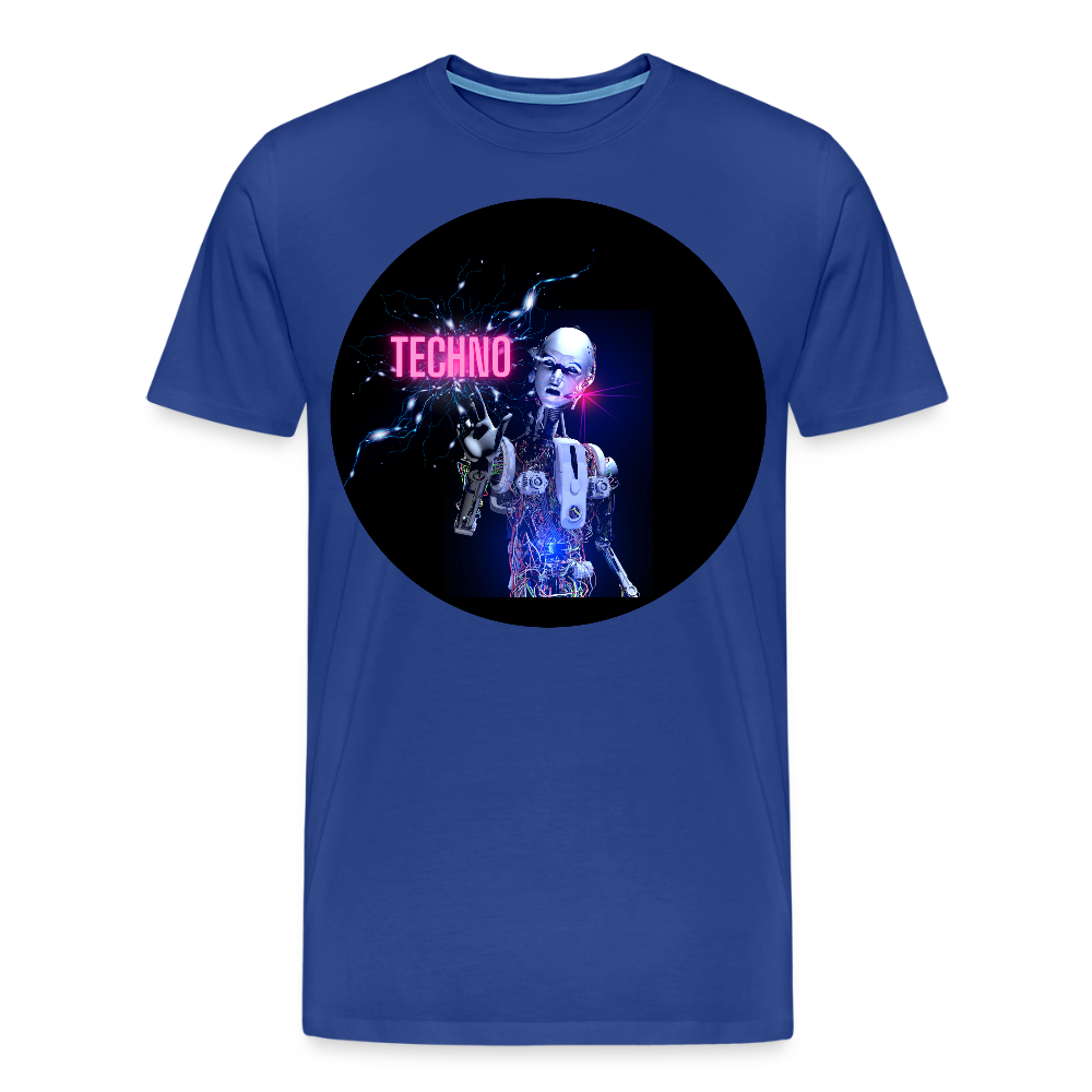 Techno Vibes – Premium Männer T-Shirt - Königsblau