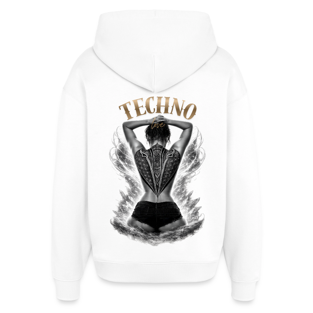 Oversized Unisex Hoodie von Stanley/Stella - Weiß