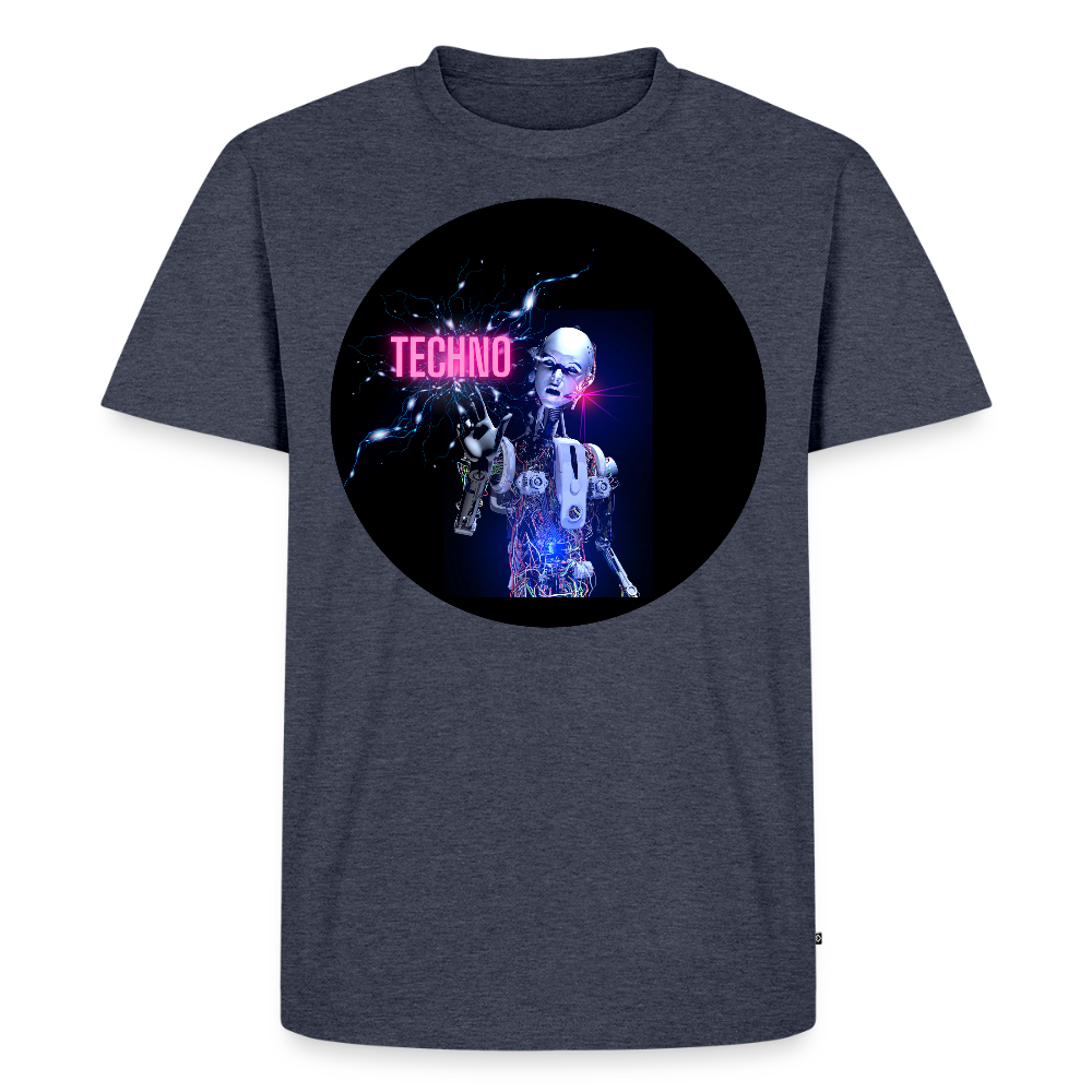 Techno Vibes – Premium Männer T-Shirt - Jeansblau