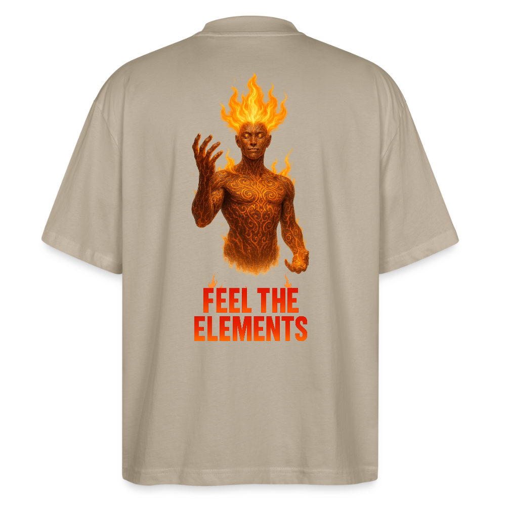 Fire Men Shirt Unisex - Steingrau