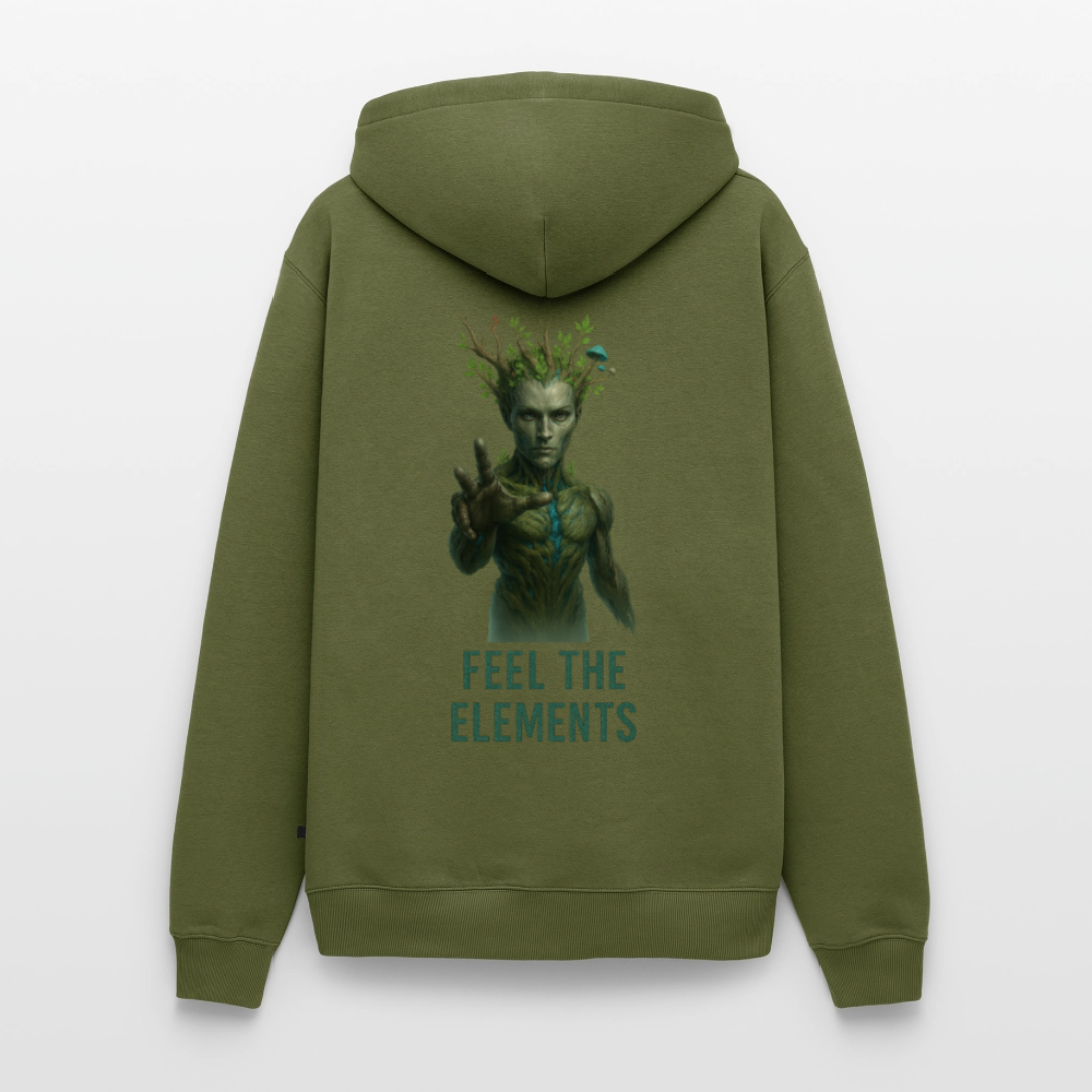 Wood Men Hoodie Unisex - Khaki