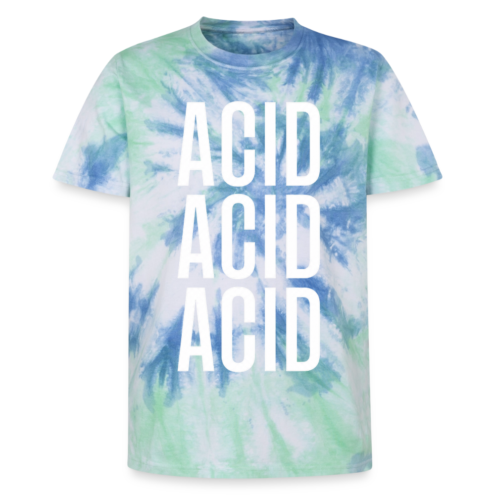 Unisex Premium Tie Dye T-Shirt - Spiralblau