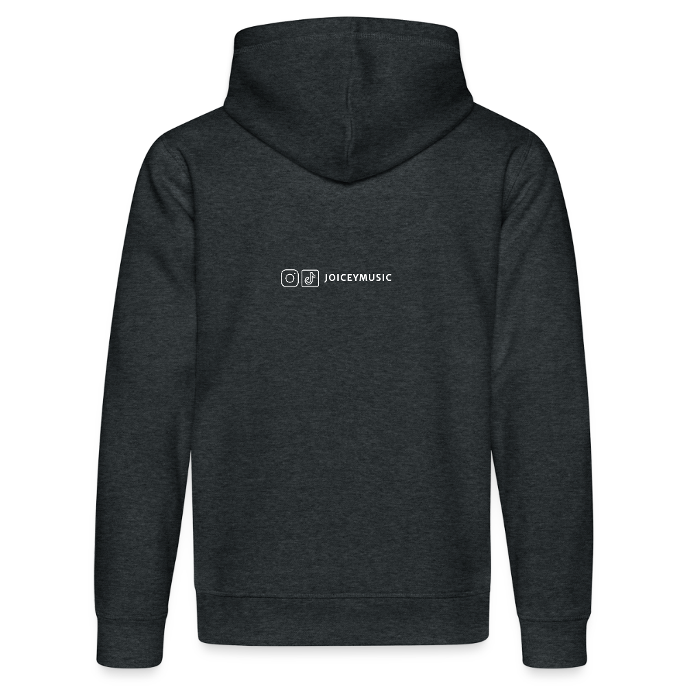 Offizieller Joicey Music Bio Hoodie – nachhaltig, cozy & voller Vibes 🎶🖤 - Dunkelgrau meliert