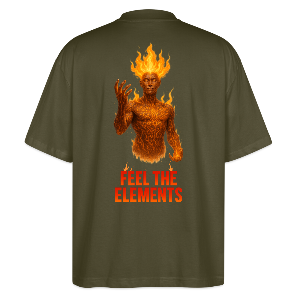 Fire Men Shirt Unisex - Khaki