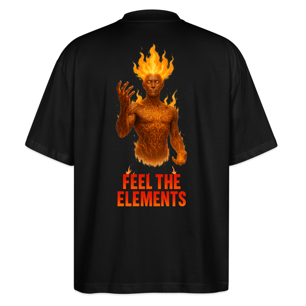 Fire Men Shirt Unisex - Schwarz