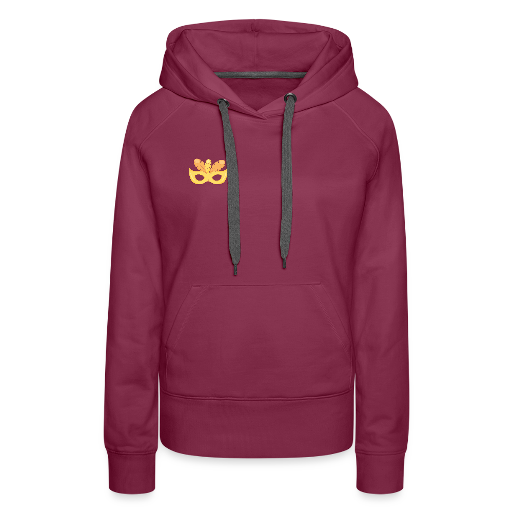 Frauen Flauschrausch Hoodie - Bordeaux