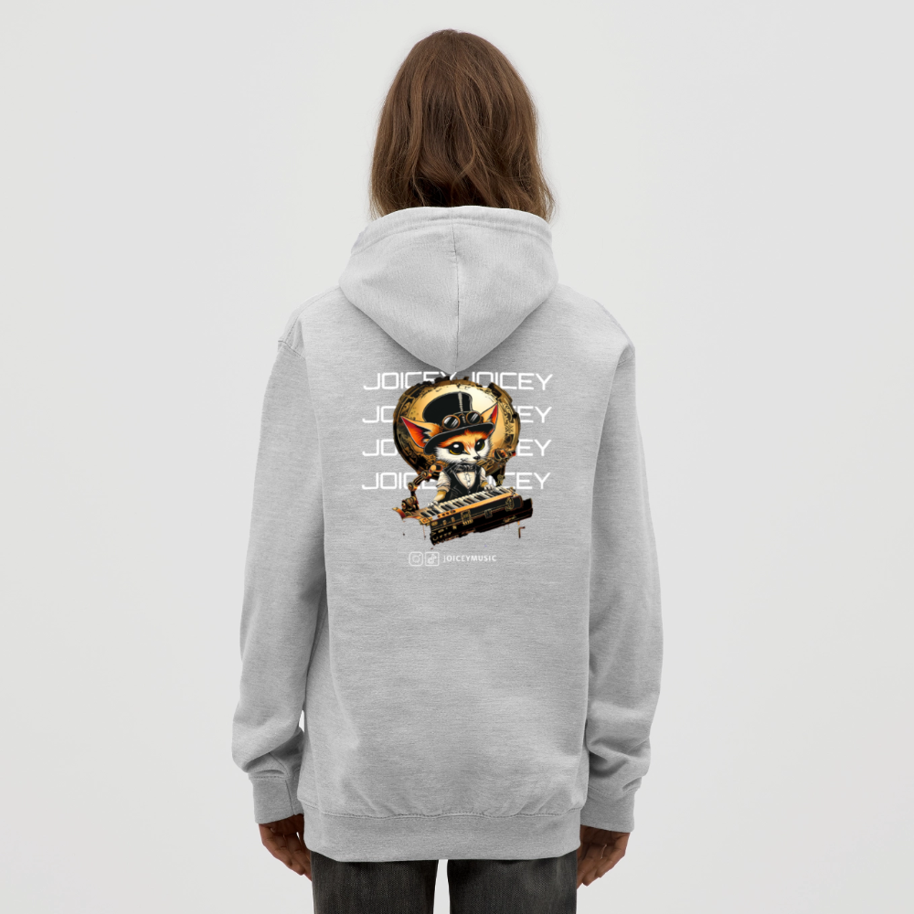 Joicey Hoodie – Deine Story dein Sound - Hellgrau meliert