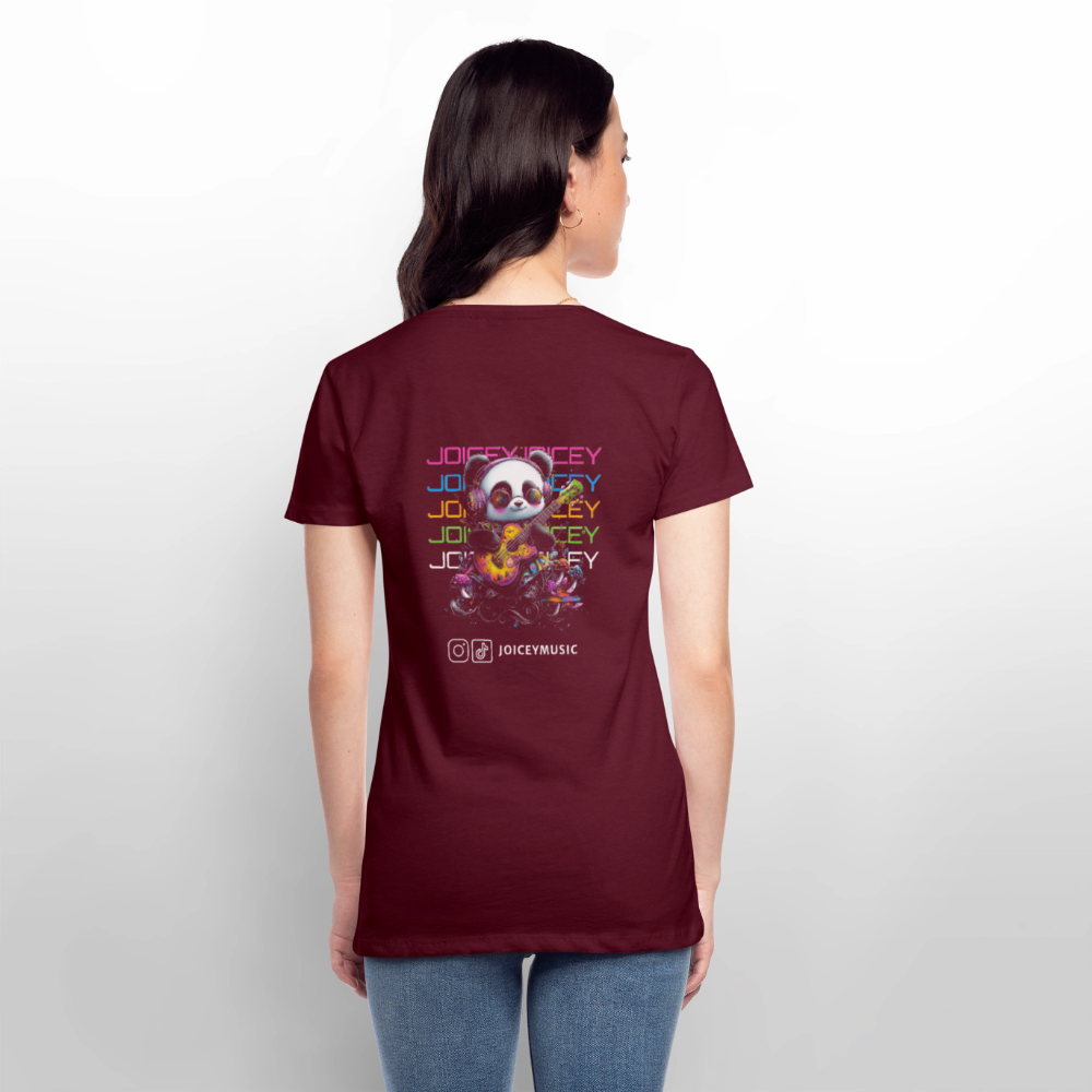 Joicey Music Premium T-Shirt 🎶✨ - Burgunderrot