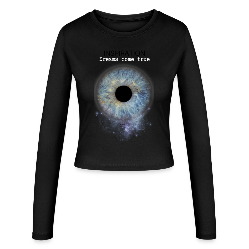 Inspiration Slim Fit Langarmshirt - Schwarz