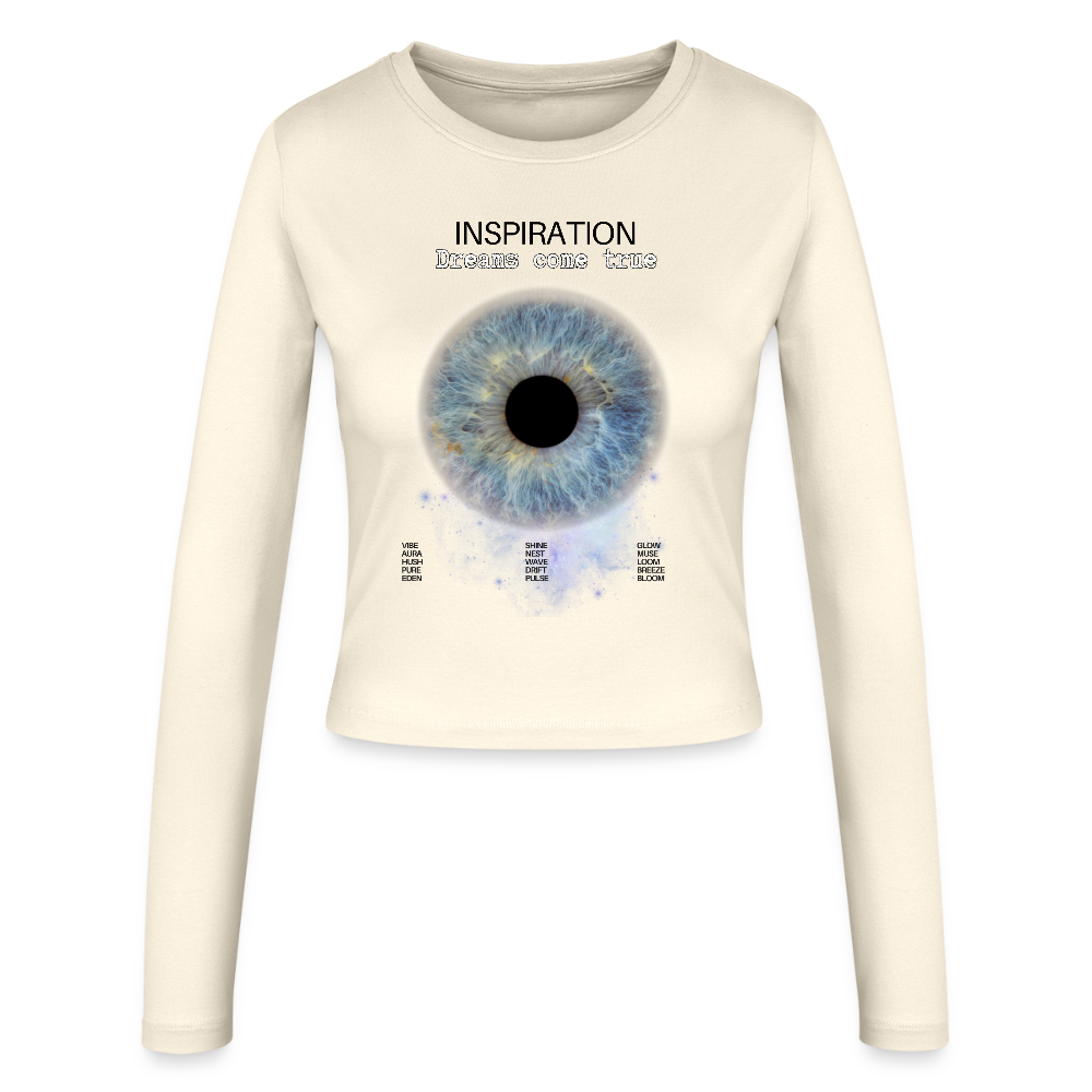 Inspiration Slim Fit Langarmshirt - Creme