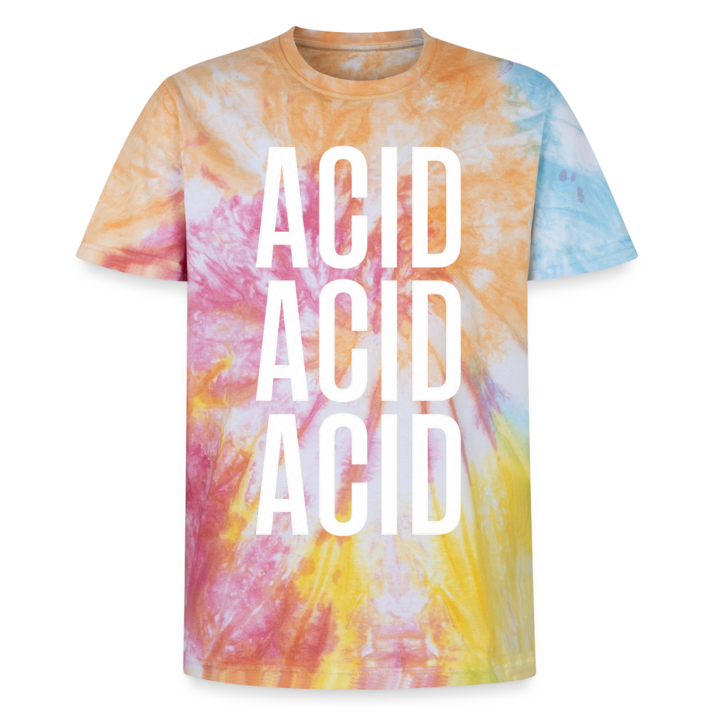 Unisex Premium Tie Dye T-Shirt - Regenbogen-Spirale