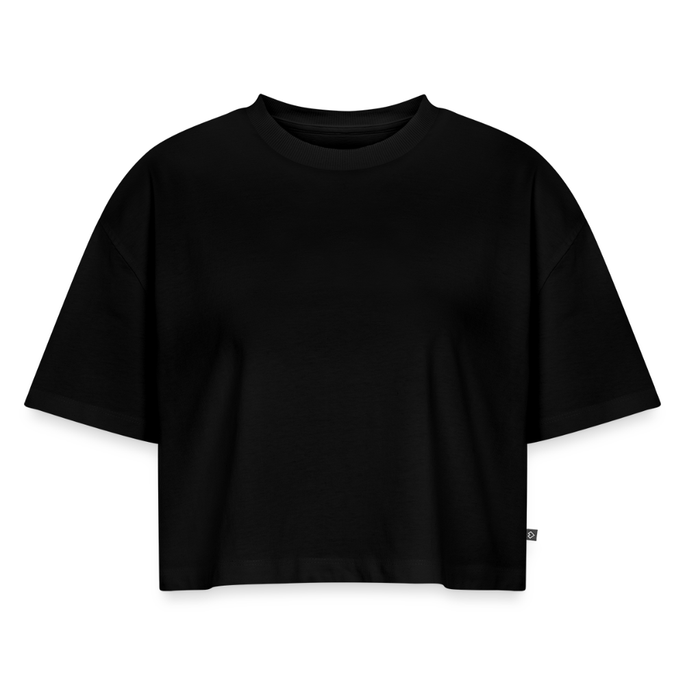 Joicey Oversized Shirt – Laut leise ehrlich - Schwarz