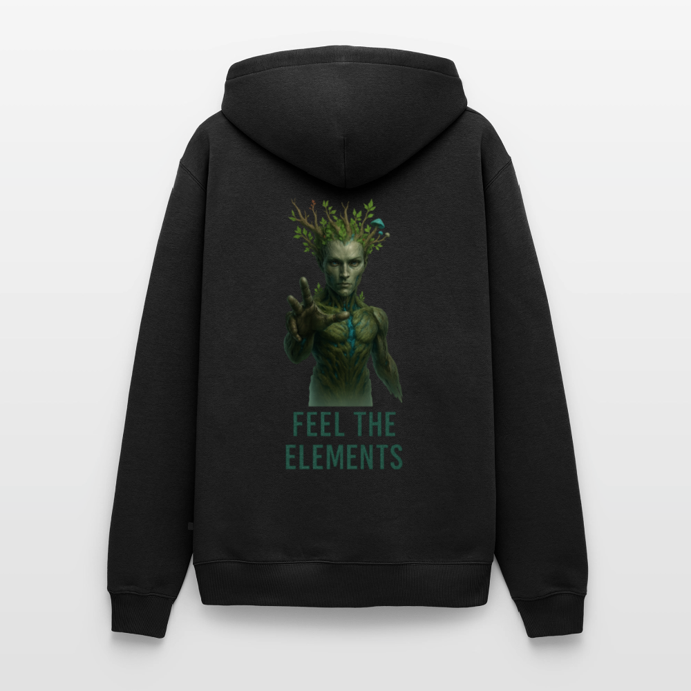 Wood Men Hoodie Unisex - Schwarz