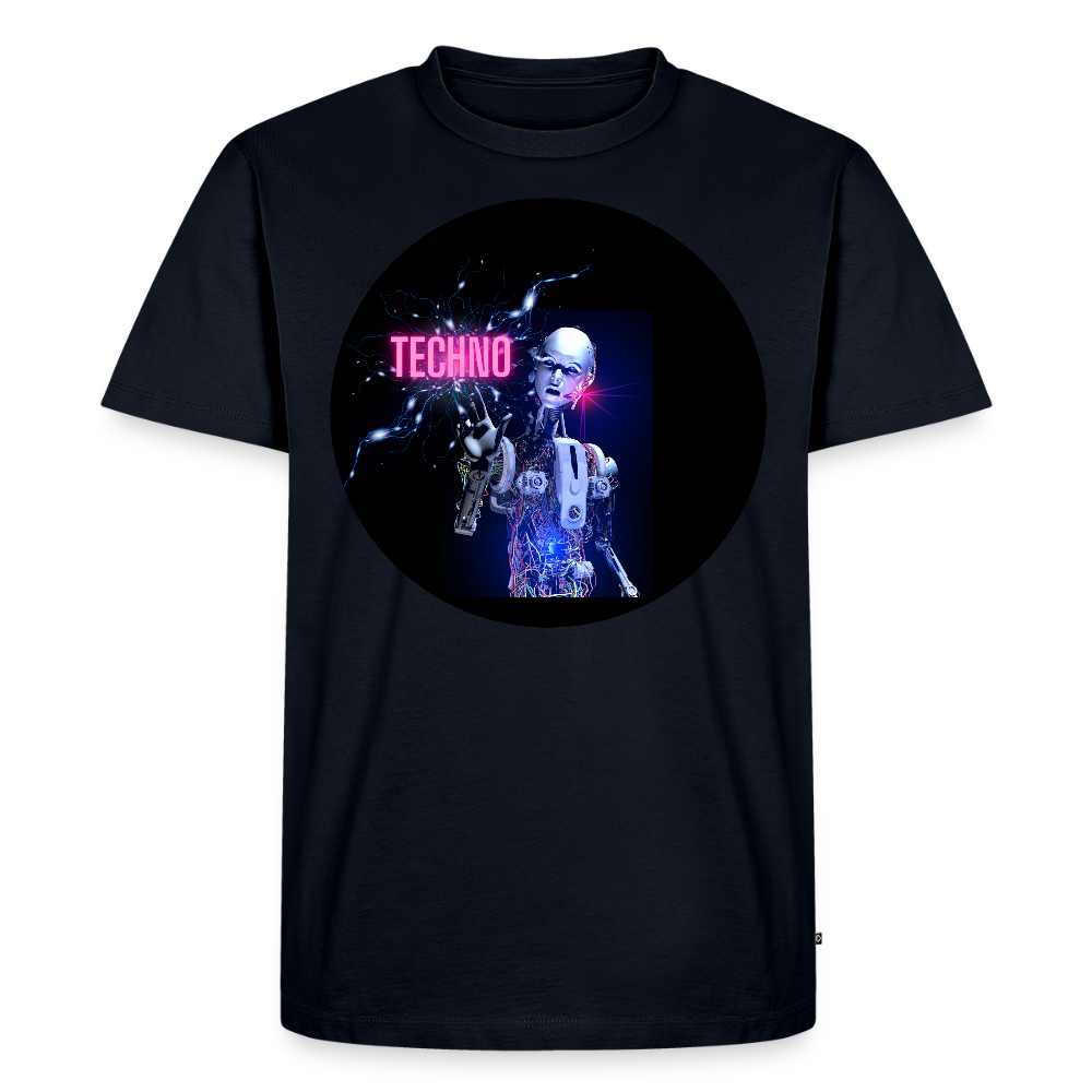 Techno Vibes – Premium Männer T-Shirt - Navy