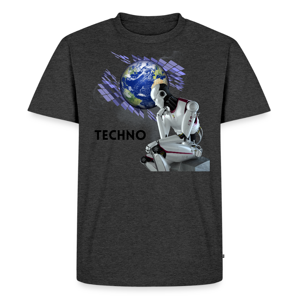 Techno Vibes – Premium - Anthrazit meliert