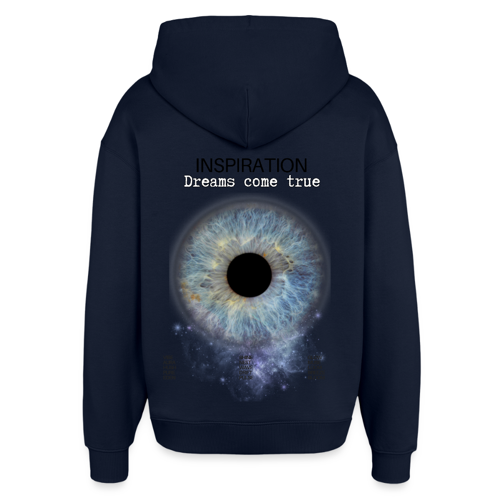 „Inspiration“ Oversize Hoodie - Navy