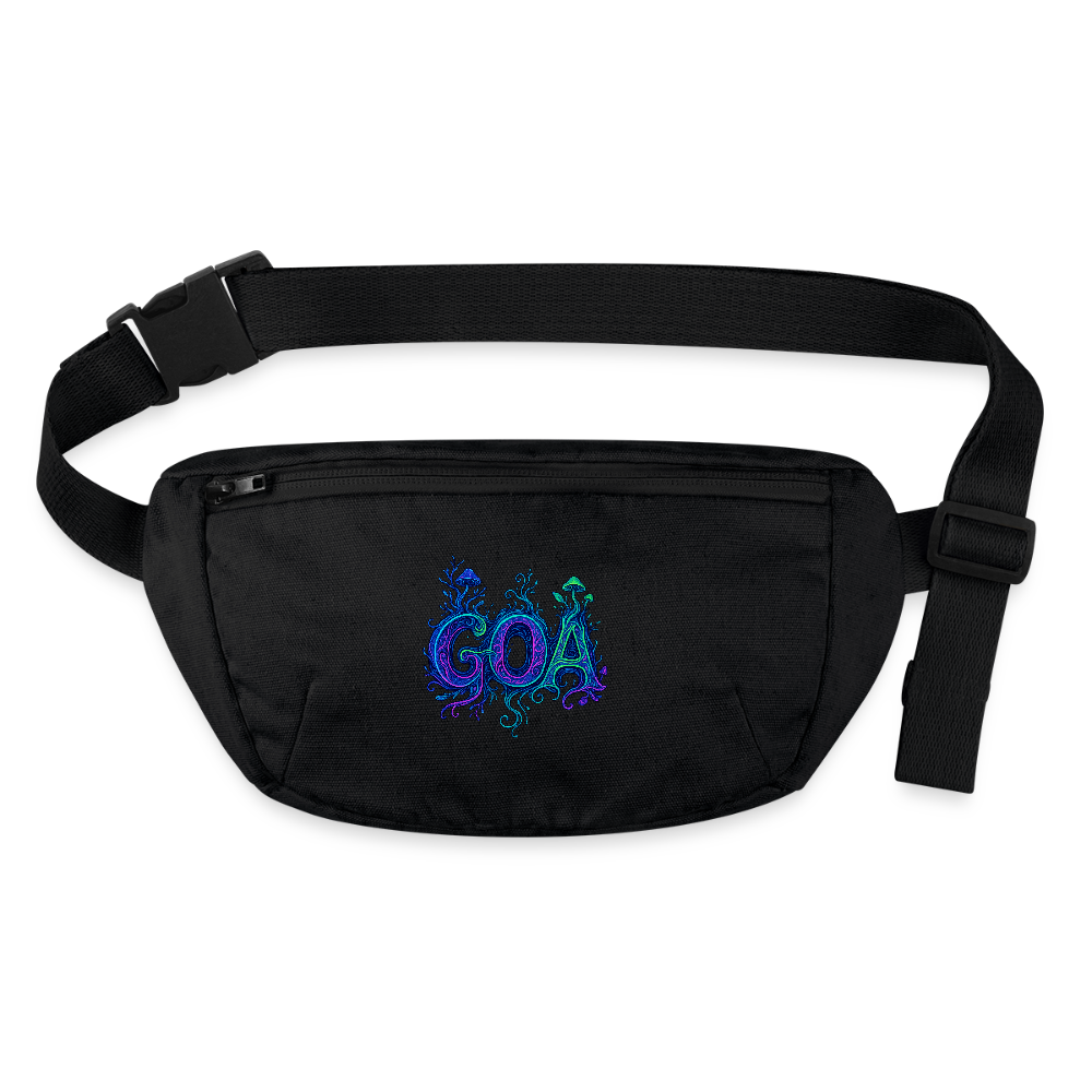 GOA recycelte Gürteltasche - Schwarz