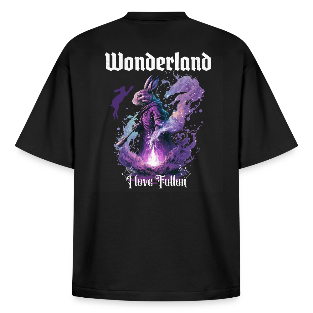Wonderland Fullon Heavy Boxy Shirt - Schwarz