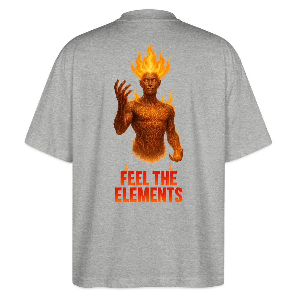 Fire Men Shirt Unisex - Grau meliert