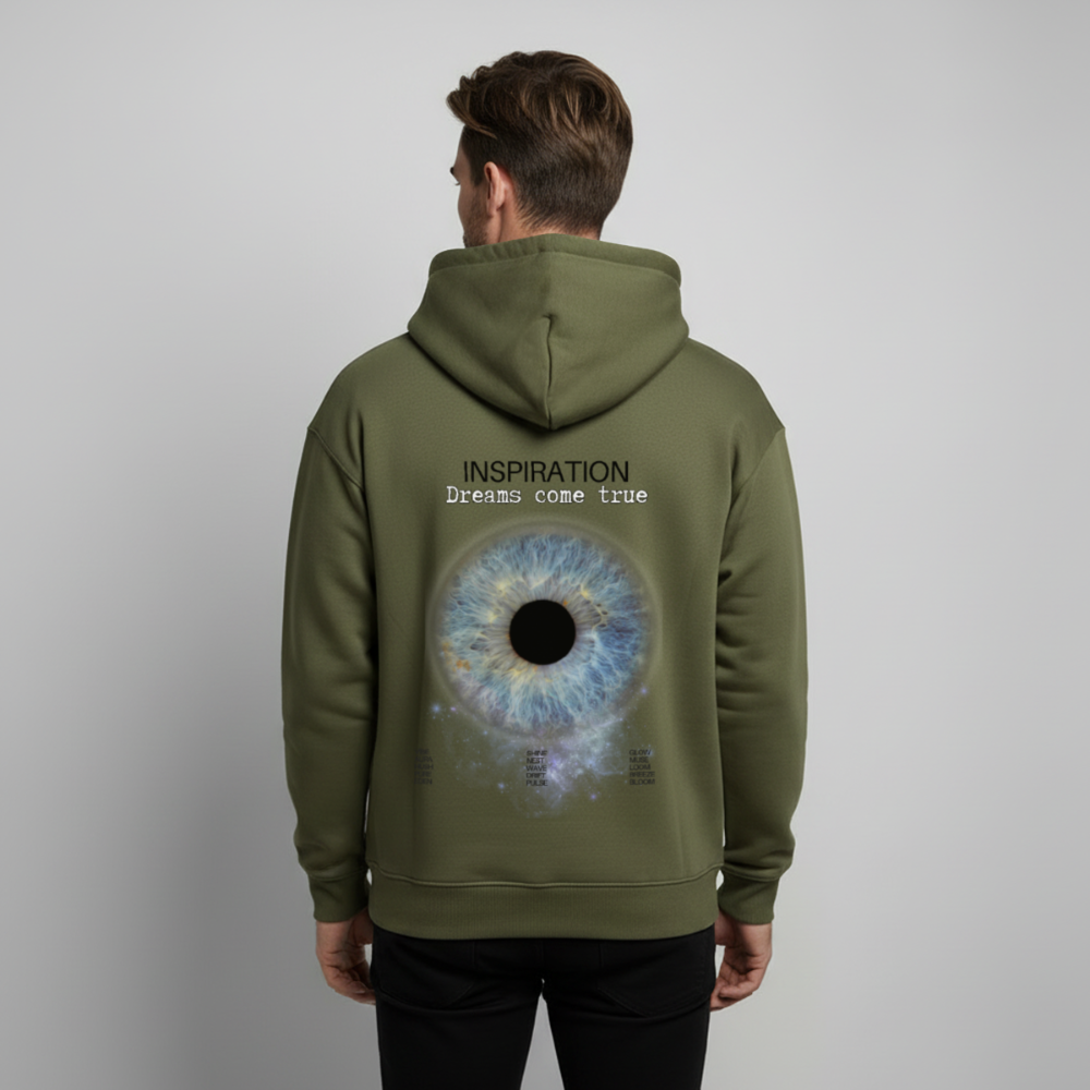 „Inspiration“ Oversize Hoodie - Khaki