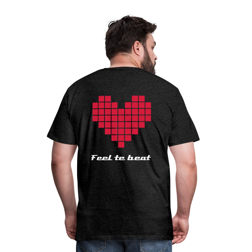 Männer "Feel the beat" T-Shirt - Anthrazit