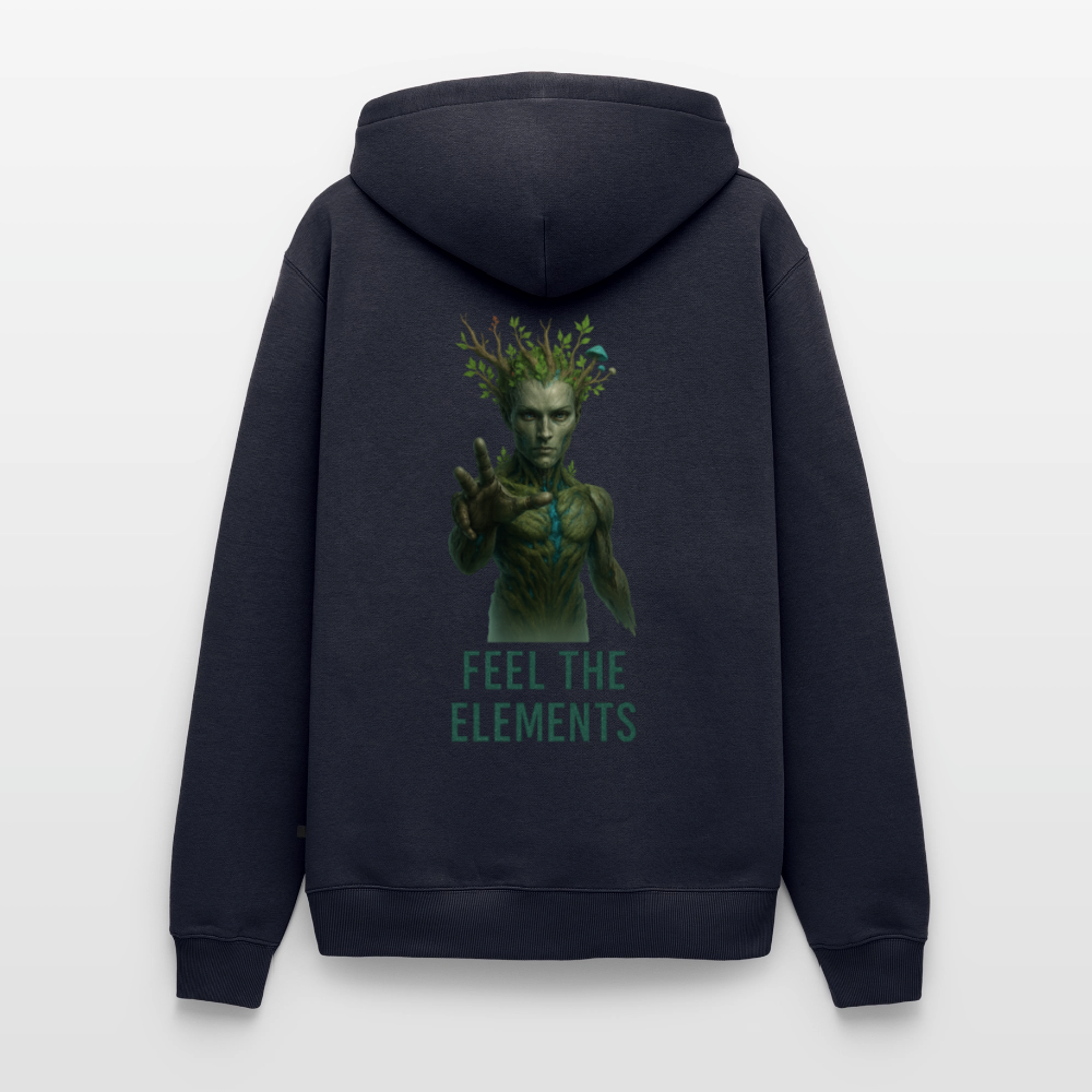 Wood Men Hoodie Unisex - Navy