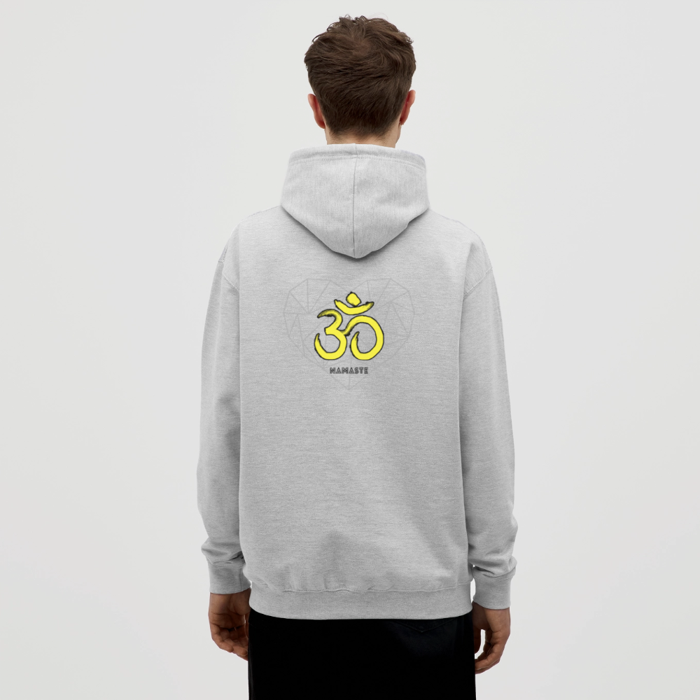 Namste Hoodie - Hellgrau meliert