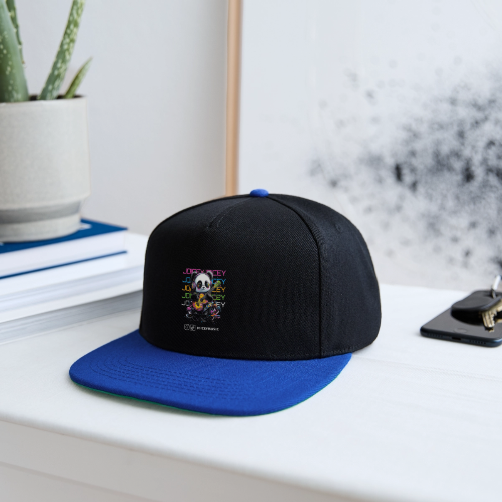Joicey Snapback – Deine Stimme dein Style - Schwarz/Königsblau