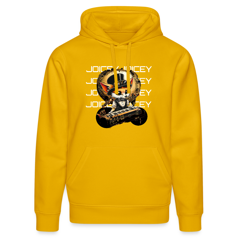 Offizieller Joicey Music Bio Hoodie – nachhaltig, cozy & voller Vibes 🎶🖤 - Spektralgelb