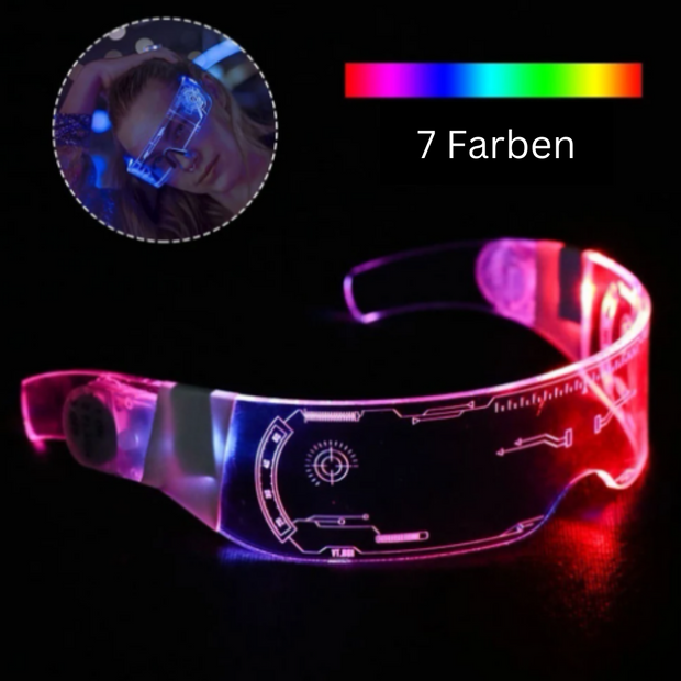 FlashGaze LED-Brille - FlauschRausch