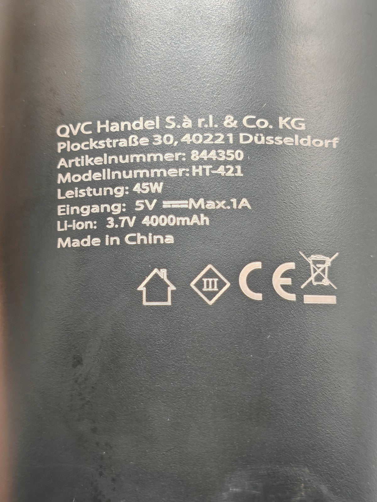 Elektrische Luftpumpe 4.000mAh 3,7V Wiederaufladbar Aufblasen & Ablassen inkl. Z