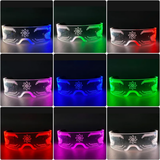 FlashGaze LED-Brille - FlauschRausch