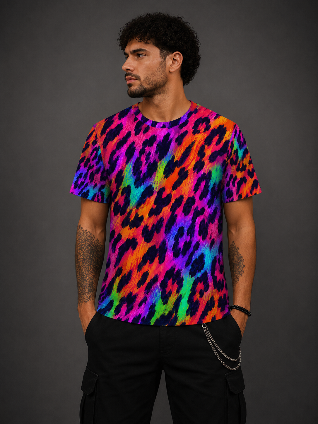 Neon Leo Premium T-Shirt