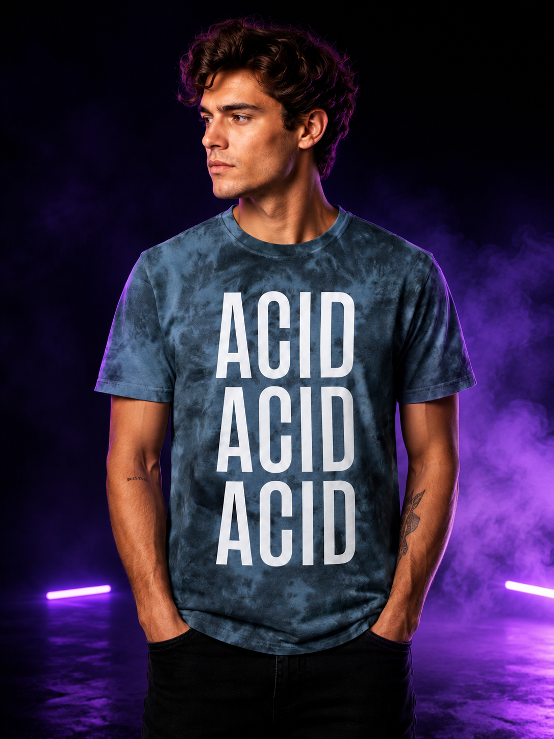 Acid Splash – Heavy Tie Dye T-Shirt