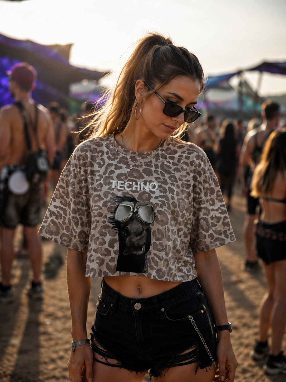 Boxy Leo Frauen Premium Organic T-Shirt