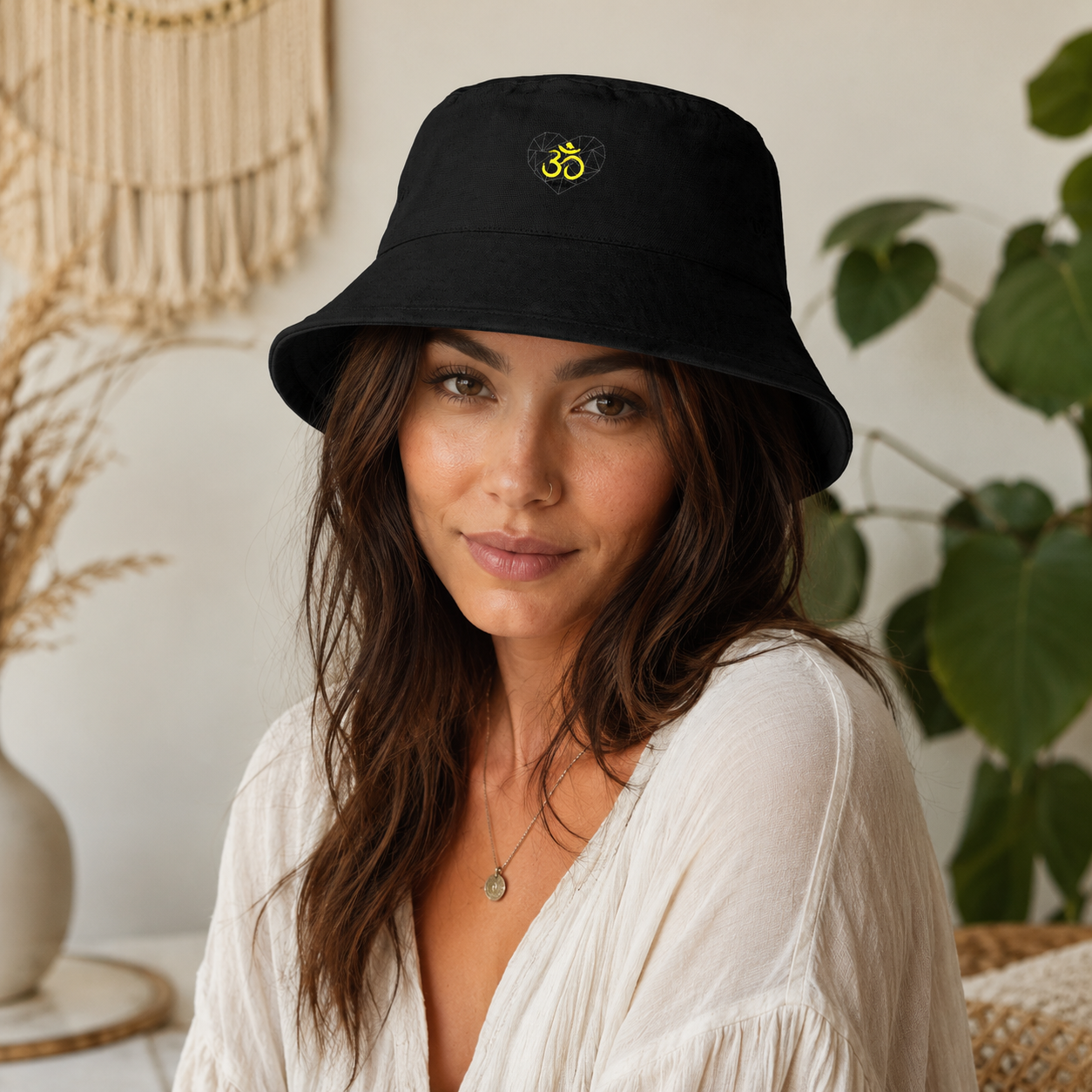 Namaste recycelter Bucket Hat