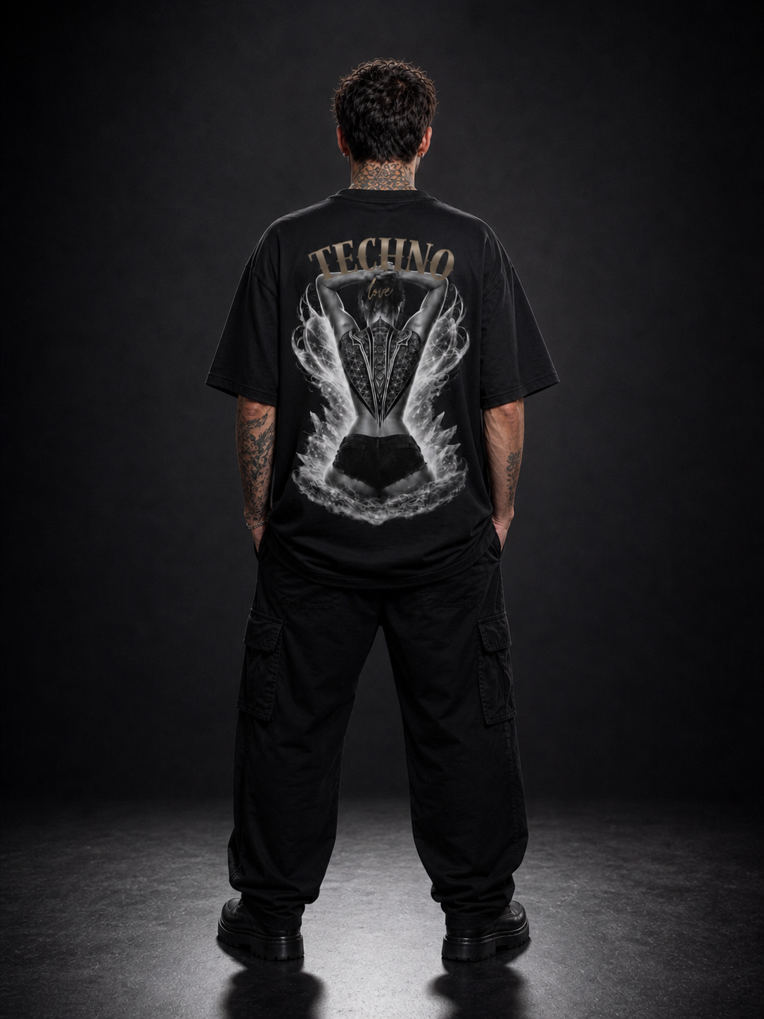 Techno Love Oversize Shirt – Rave Instinct Drop