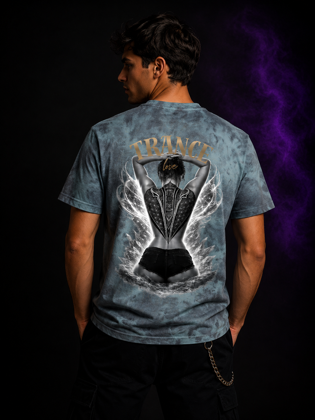 Instinct Trance Love Tie Dye T-Shirt | Festival & Techno Shirt