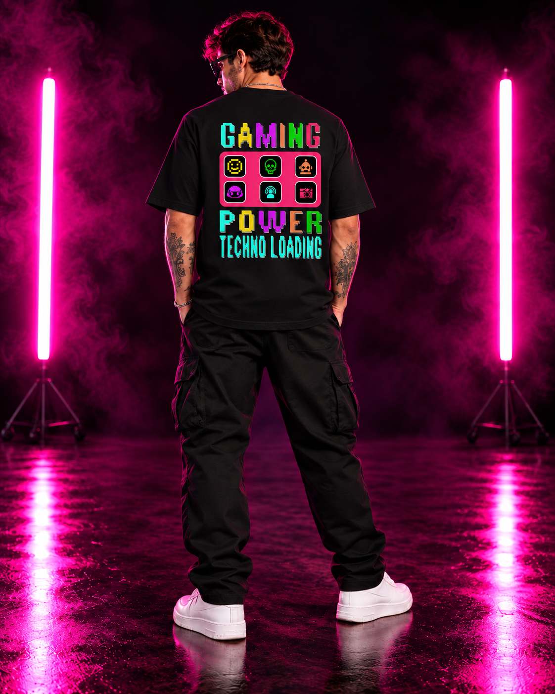 Gaming Power Techno Classic T-Shirt – Pixel Rave Shirt