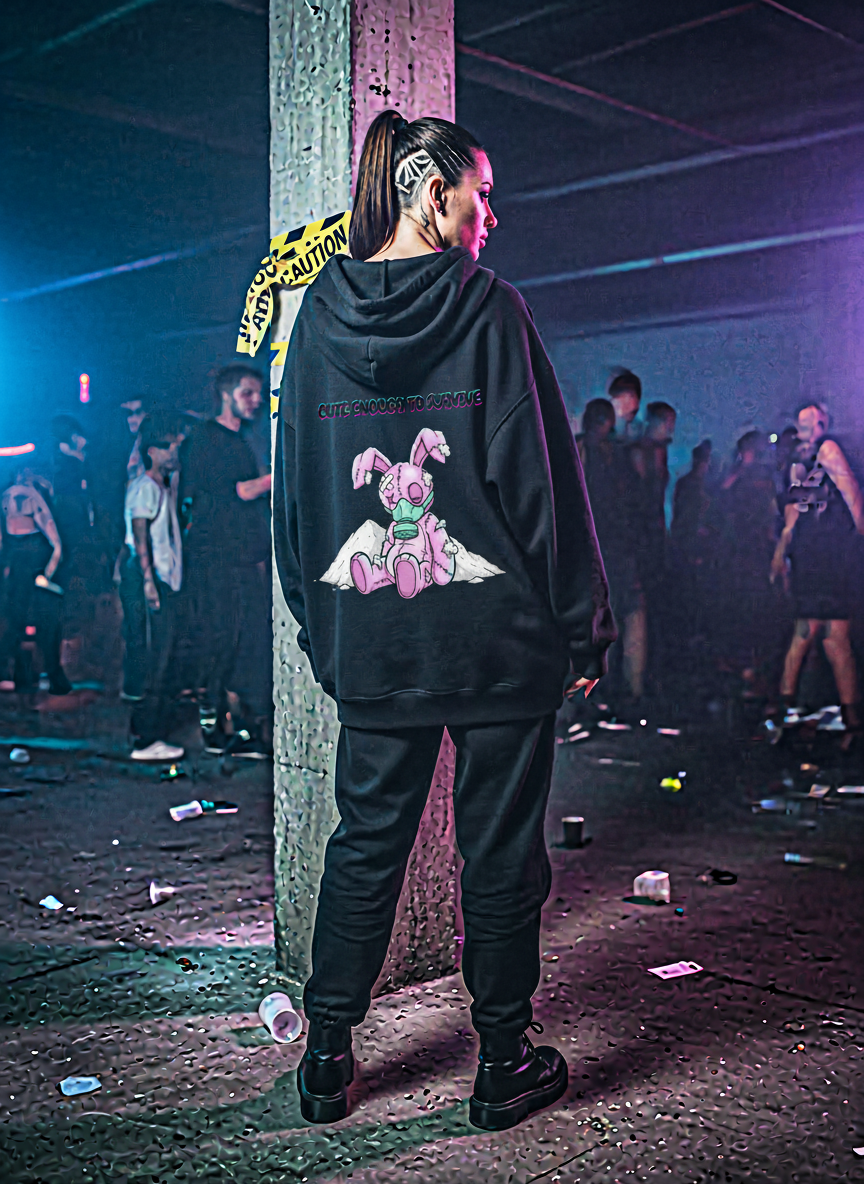 Cute Enough To Survive Hoodie Oversize