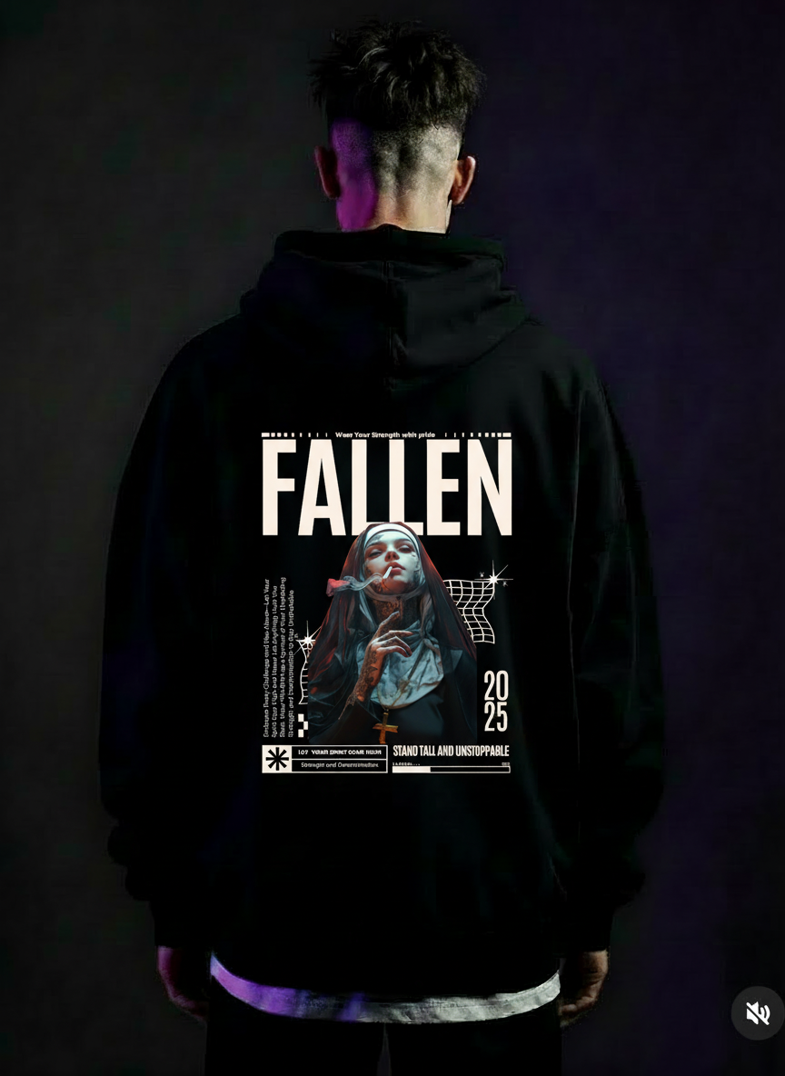 Fallen Nun Oversize Hoodie