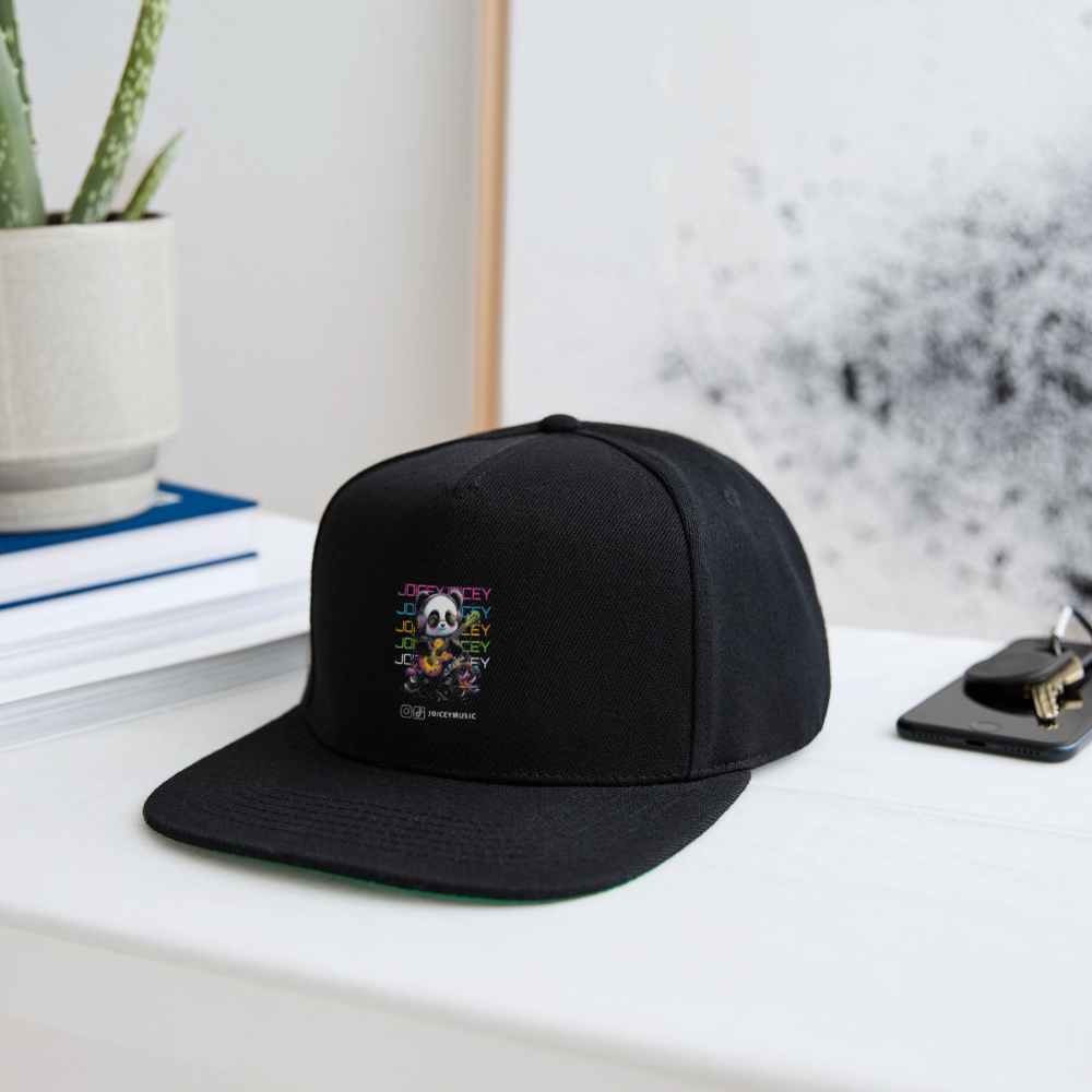 Joicey Snapback – Deine Stimme dein Style - Schwarz/Schwarz